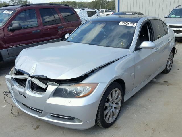 WBAVD53517A008009 - 2007 BMW 335 XI SILVER photo 2