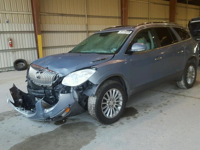 5GAER23788J149604 - 2008 BUICK ENCLAVE CX BLUE photo 2