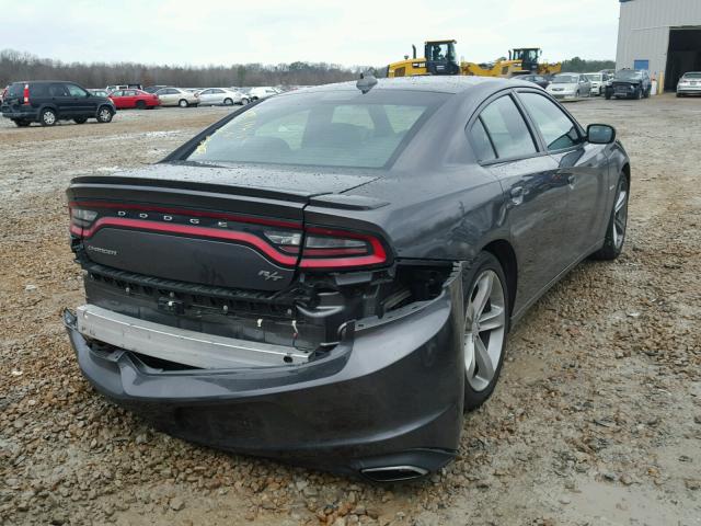 2C3CDXCTXGH203603 - 2016 DODGE CHARGER R/ GRAY photo 4