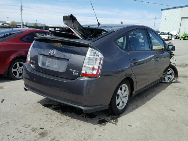 JTDKB20U483452349 - 2008 TOYOTA PRIUS GRAY photo 4