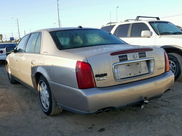 1G6KD54Y84U126022 - 2004 CADILLAC DEVILLE BEIGE photo 3