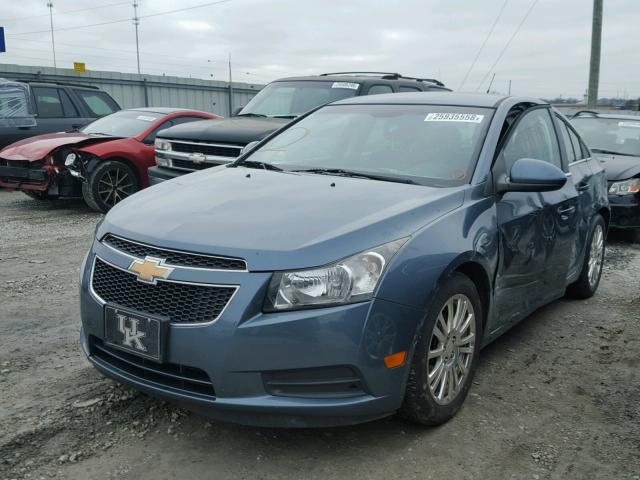 1G1PJ5SC7C7262800 - 2012 CHEVROLET CRUZE ECO BLUE photo 2