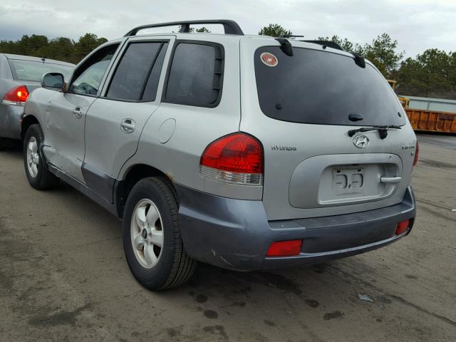 KM8SC13D95U902498 - 2005 HYUNDAI SANTA FE G SILVER photo 3