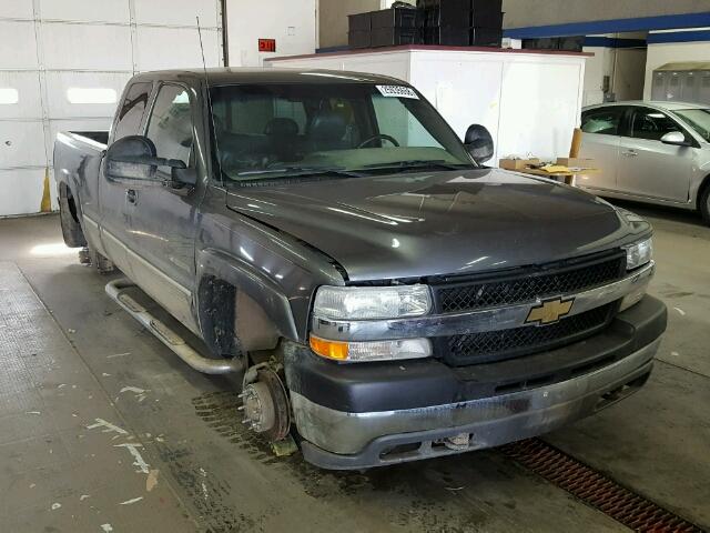 1GCHK29U81E160016 - 2001 CHEVROLET SILVERADO BLACK photo 1