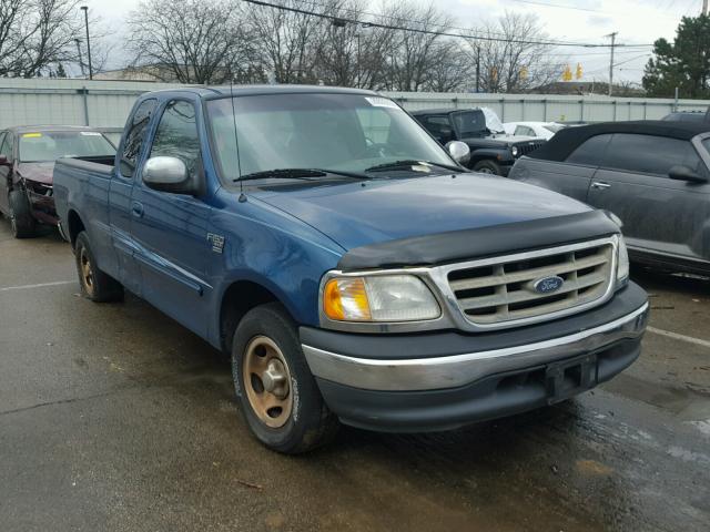 2FTRX17W91CA54880 - 2001 FORD F150 TEAL photo 1