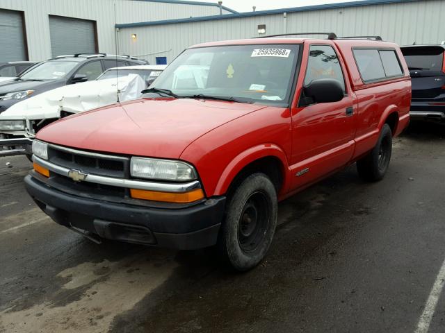 1GCCS14531K172404 - 2001 CHEVROLET S TRUCK S1 RED photo 2