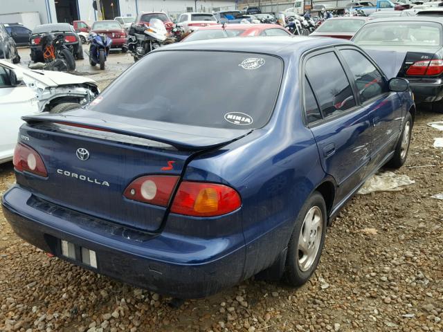 1NXBR12E42Z594726 - 2002 TOYOTA COROLLA CE BLUE photo 4