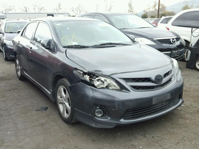 2T1BU4EE5CC867459 - 2012 TOYOTA COROLLA BA GRAY photo 1