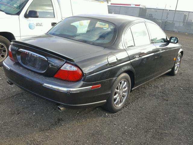 SAJDA01P01GL90294 - 2001 JAGUAR S-TYPE BLACK photo 4