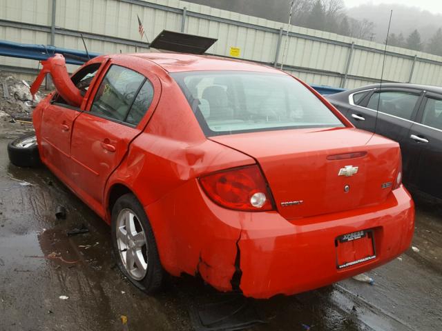 1G1AL52F157642941 - 2005 CHEVROLET COBALT LS RED photo 3