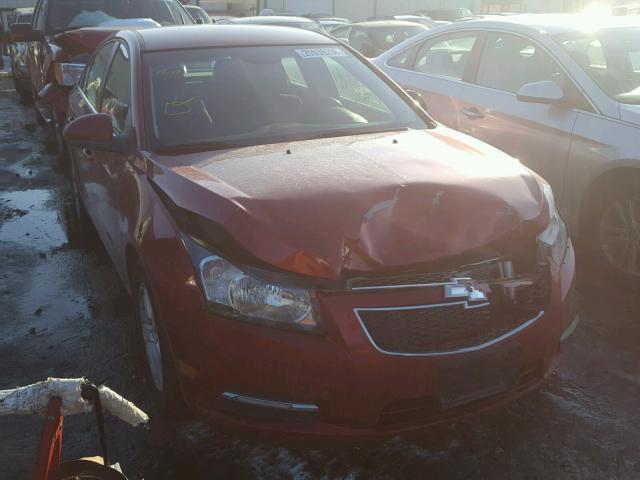 1G1PF5SC5C7229098 - 2012 CHEVROLET CRUZE LT RED photo 1