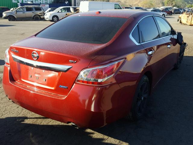 1N4AL3AP9DC110791 - 2013 NISSAN ALTIMA 2.5 RED photo 4