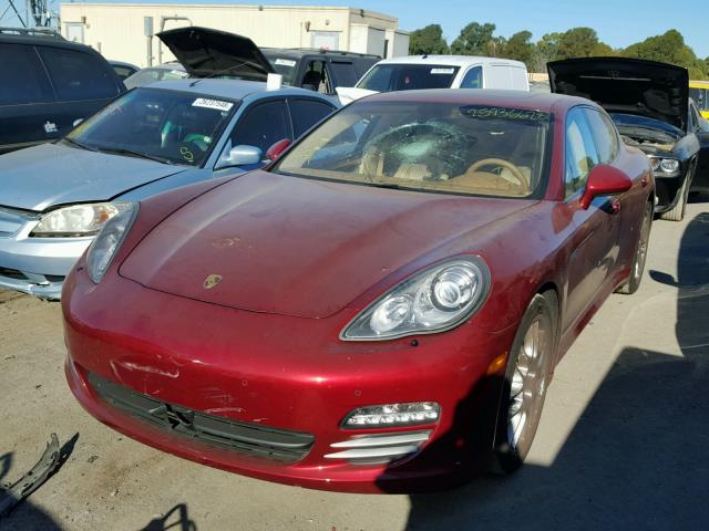 WP0AB2A78CL061539 - 2012 PORSCHE PANAMERA S RED photo 2