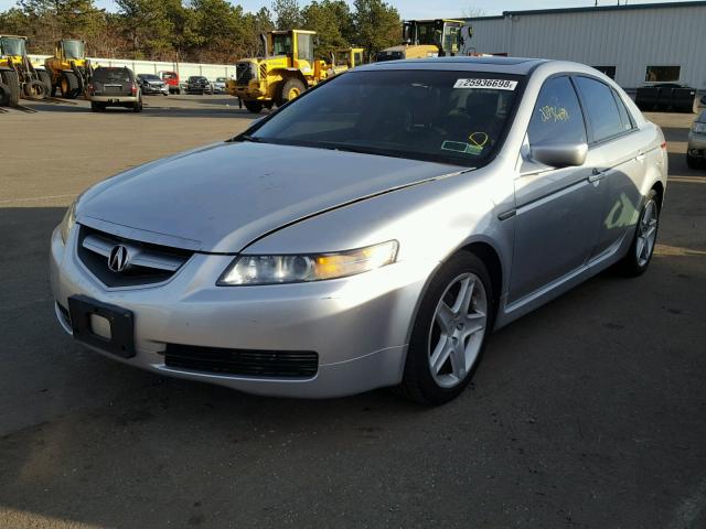 19UUA66246A036952 - 2006 ACURA 3.2TL SILVER photo 2