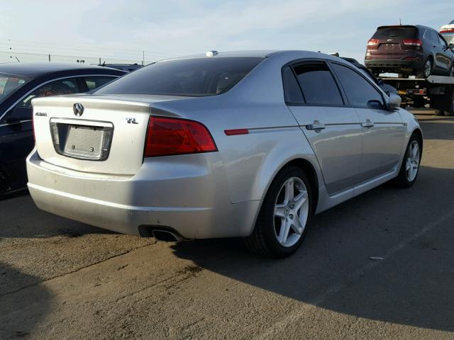 19UUA66246A036952 - 2006 ACURA 3.2TL SILVER photo 4