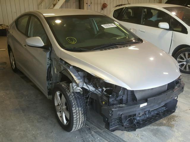 5NPDH4AE7DH387411 - 2013 HYUNDAI ELANTRA GL SILVER photo 1