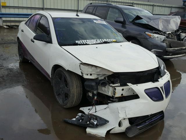 1G2ZF57B684142937 - 2008 PONTIAC G6 VALUE L WHITE photo 1