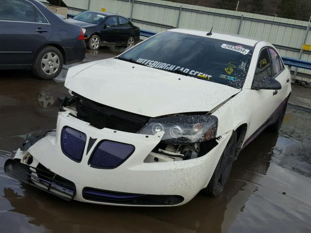 1G2ZF57B684142937 - 2008 PONTIAC G6 VALUE L WHITE photo 2