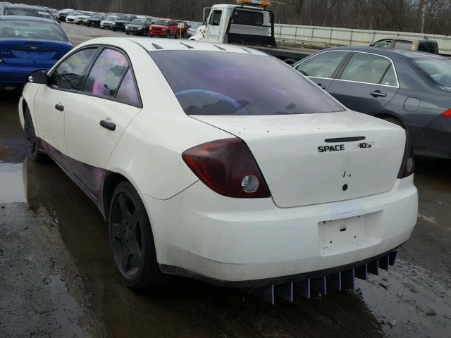 1G2ZF57B684142937 - 2008 PONTIAC G6 VALUE L WHITE photo 3