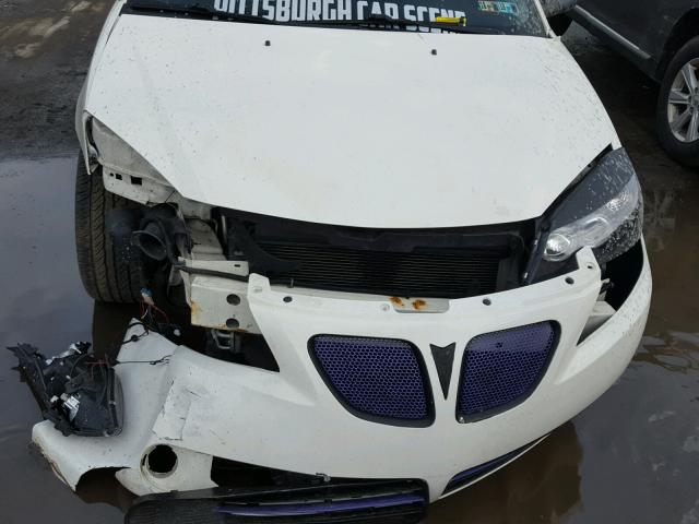 1G2ZF57B684142937 - 2008 PONTIAC G6 VALUE L WHITE photo 7