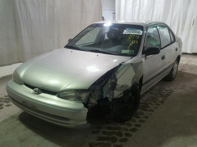 1Y1SK528X1Z401552 - 2001 CHEVROLET GEO PRIZM 灰色 照片 2