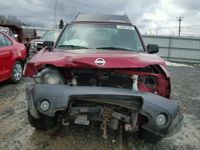 5N1ED28Y32C600833 - 2002 NISSAN XTERRA XE BURGUNDY photo 10