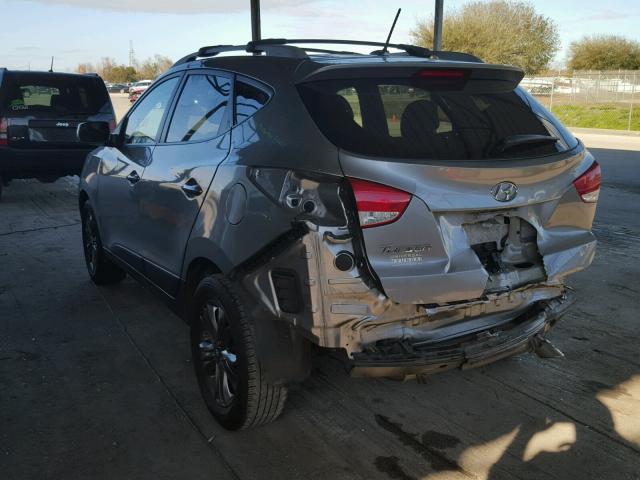 KM8JU3AG6EU870210 - 2014 HYUNDAI TUCSON GLS GRAY photo 3