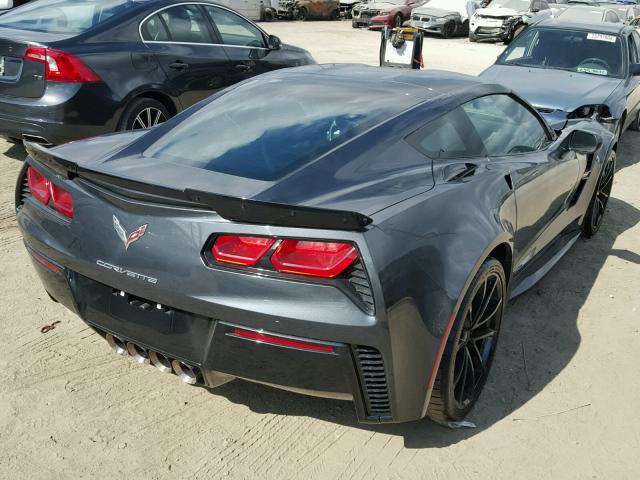 1G1Y12D79H5103363 - 2017 CHEVROLET CORVETTE G GRAY photo 4