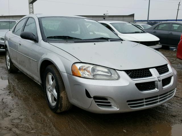 1B3EL46X06N164158 - 2006 DODGE STRATUS SX SILVER photo 1