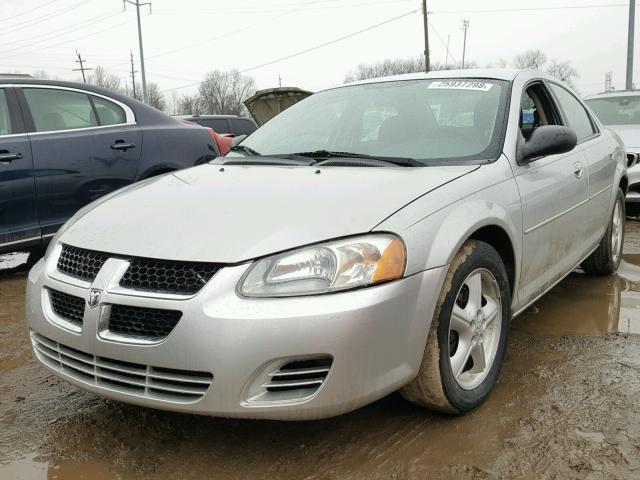 1B3EL46X06N164158 - 2006 DODGE STRATUS SX SILVER photo 2