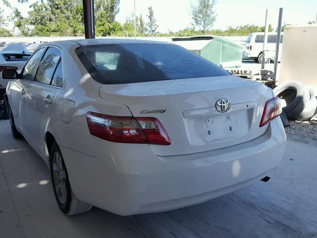 4T1BE46K28U746072 - 2008 TOYOTA CAMRY CE WHITE photo 3