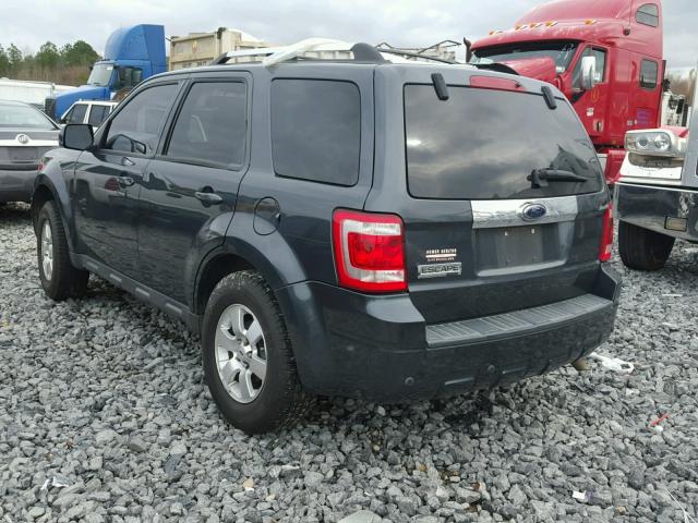 1FMCU04G89KC85603 - 2009 FORD ESCAPE LIM BLACK photo 3