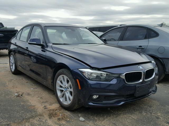 WBA8E1G53GNU11110 - 2016 BMW 320 I BLUE photo 1