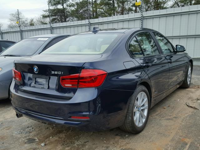 WBA8E1G53GNU11110 - 2016 BMW 320 I BLUE photo 4