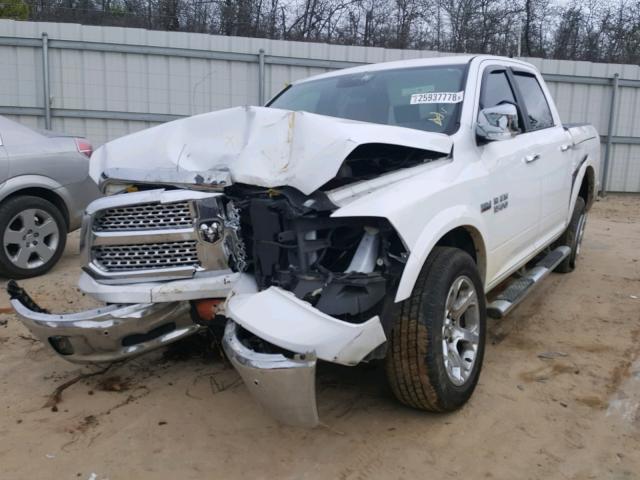 1C6RR7NTXFS707278 - 2015 RAM 1500 LARAM WHITE photo 2