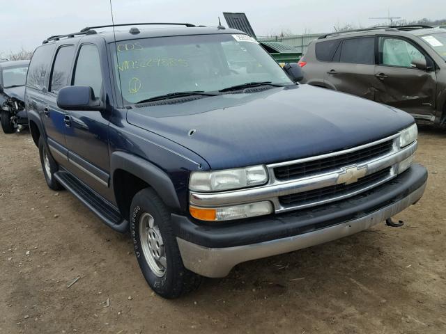 3GNFK16Z24G229885 - 2004 CHEVROLET SUBURBAN K BLUE photo 1