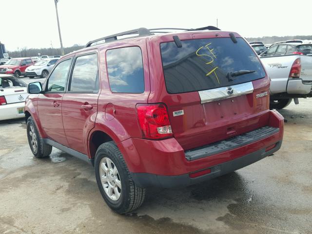 4F2CY0C73AKM08173 - 2010 MAZDA TRIBUTE I BURGUNDY photo 3