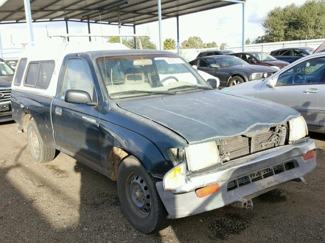 4TANL42N7XZ501207 - 1999 TOYOTA TACOMA GREEN photo 1