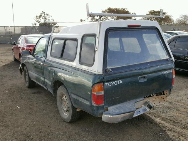 4TANL42N7XZ501207 - 1999 TOYOTA TACOMA GREEN photo 3