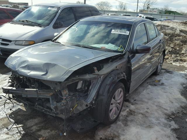 1HGCP2F84BA092374 - 2011 HONDA ACCORD EXL GRAY photo 2