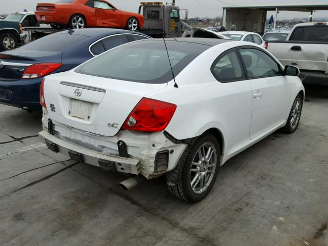 JTKDE177860143470 - 2006 TOYOTA SCION TC WHITE photo 4