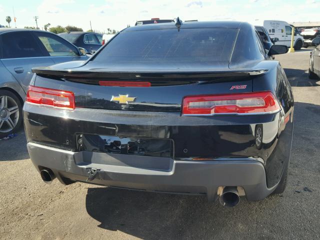 2G1FF1E34F9301332 - 2015 CHEVROLET CAMARO LT BLACK photo 10