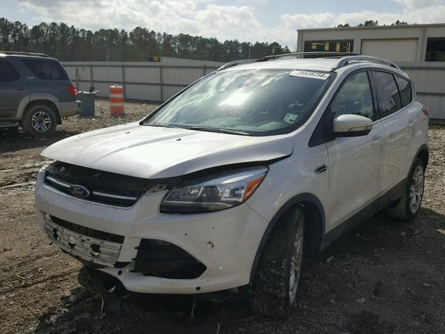 1FMCU0JX5FUA57207 - 2015 FORD ESCAPE TIT WHITE photo 2