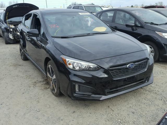 4S3GKAM63H3618436 - 2017 SUBARU IMPREZA SP BLACK photo 1