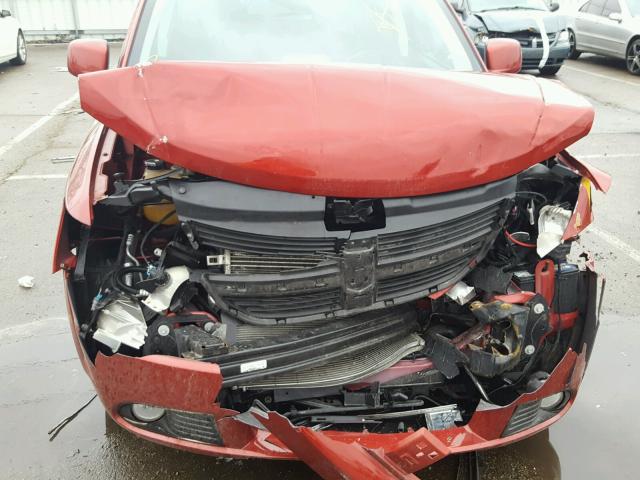 3D4PG5FV1AT138387 - 2010 DODGE JOURNEY SX RED photo 9