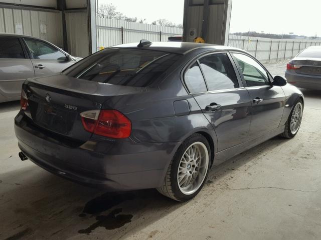 WBAVB13586PT02226 - 2006 BMW 325 I GRAY photo 4