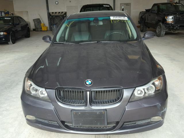 WBAVB13586PT02226 - 2006 BMW 325 I GRAY photo 9