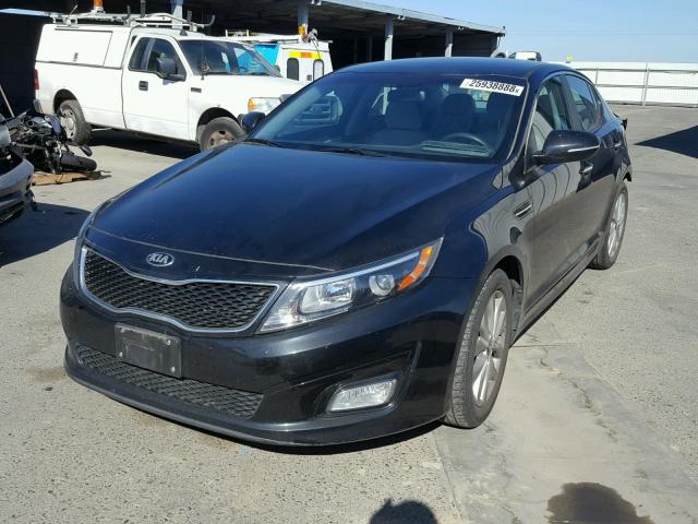 KNAGM4A79F5637337 - 2015 KIA OPTIMA LX BLACK photo 2