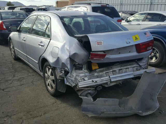 1HGCM66535A034864 - 2005 HONDA ACCORD EX SILVER photo 3