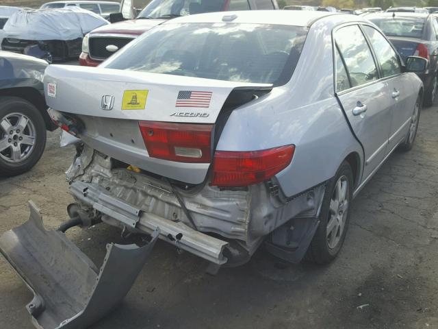 1HGCM66535A034864 - 2005 HONDA ACCORD EX SILVER photo 4